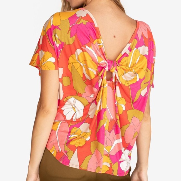 Trina Turk ALLISA Boca Chica Floral Boatneck Top - XL - Picture 9 of 9